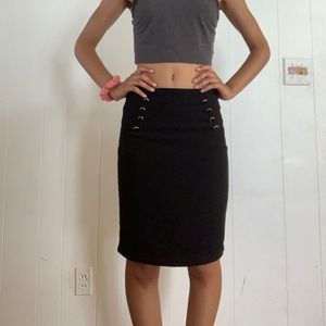 F21 Black Skirt